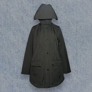Kenneth Cole Women’s Green Hooded Parka Coat Size: S